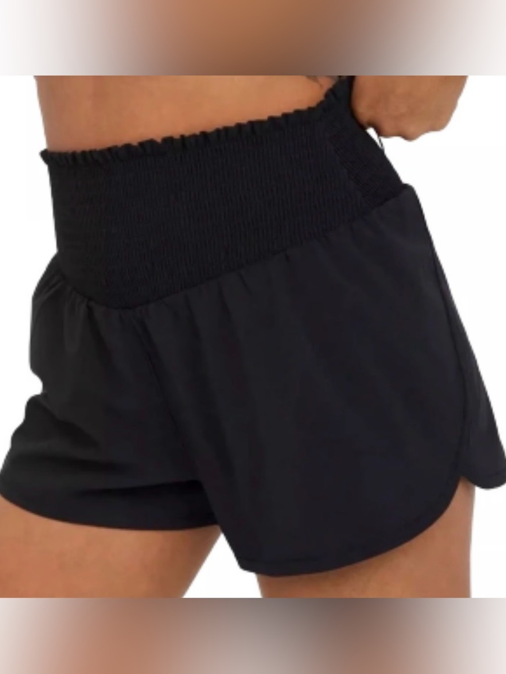 Aerie High-Waist Smocked Waistband Shorts